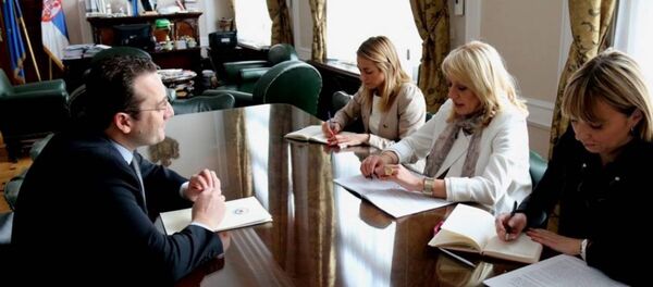 Госминистры Грузии и Сербии обсудили процесс вступления в ЕС - Sputnik Грузия