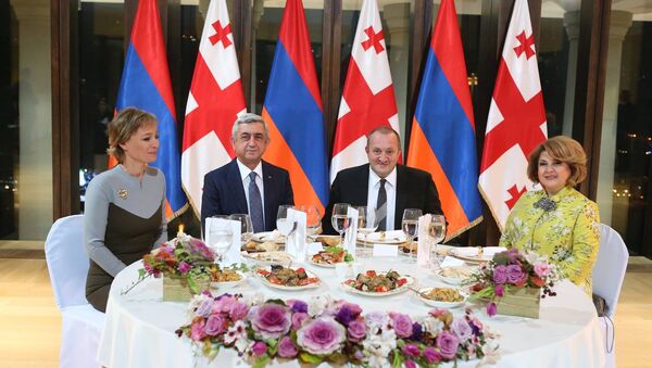 Президент Армении посетил Грузию - Sputnik Грузия