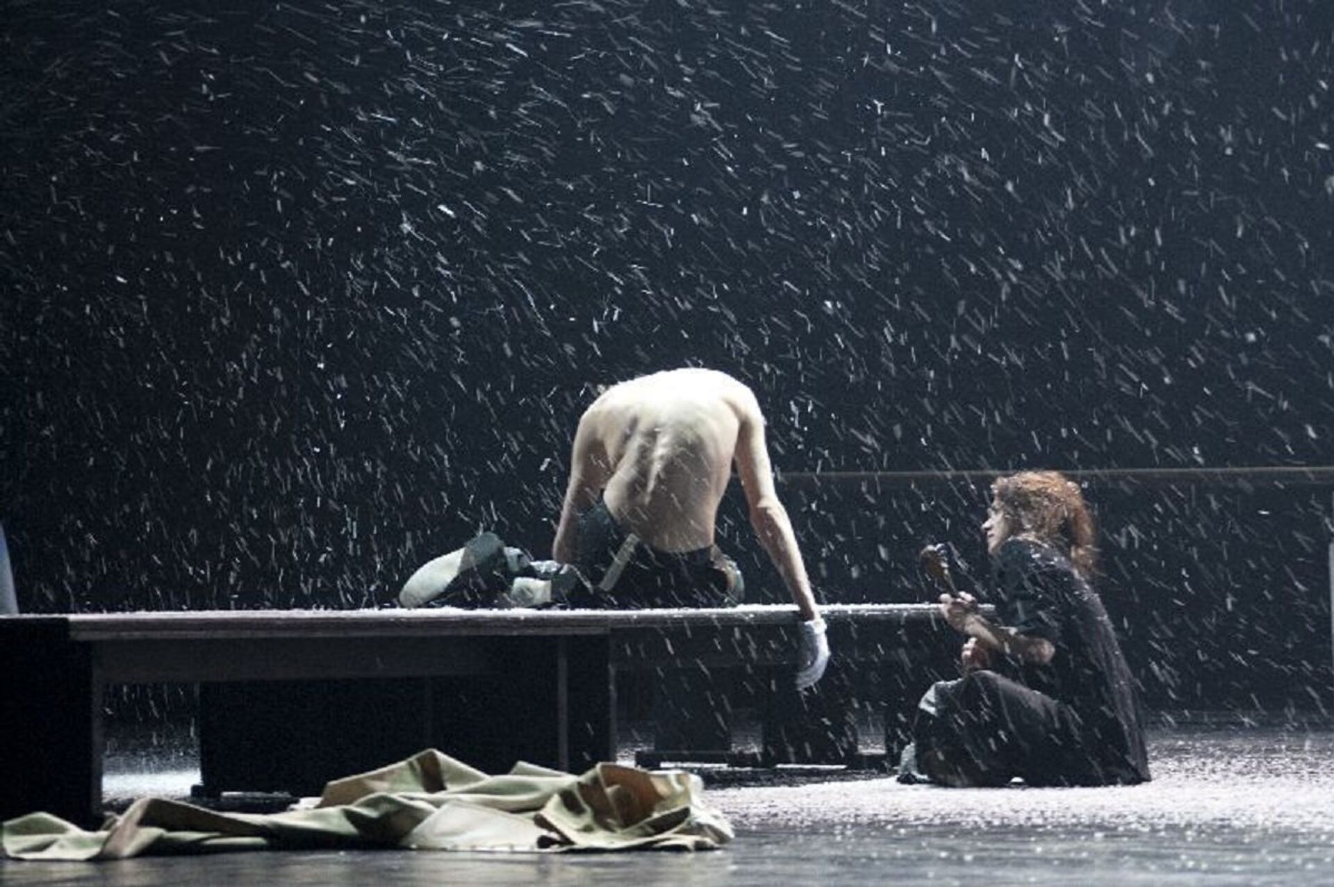 Сцена из спектакля Евгений Онегин театра Е.Вахтангова - Sputnik Грузия, 1920, 01.04.2026