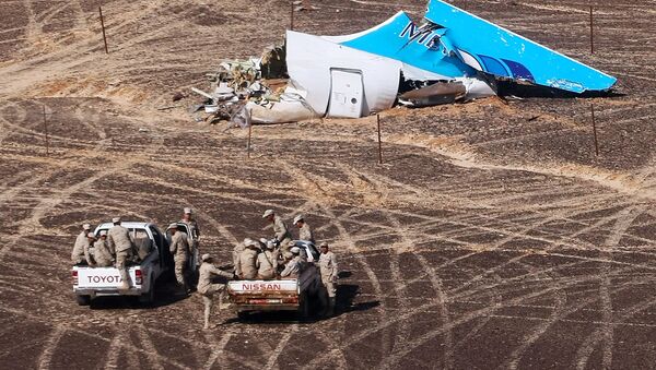 რუსული თვითმფრინავის დაღუპვის ადგილი ეგვიპტეში - Sputnik საქართველო
