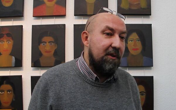 В начале ноября в Тбилисской галерее Байя открылась выставка известного петербургского художника Александра Флоренского. - Sputnik Грузия