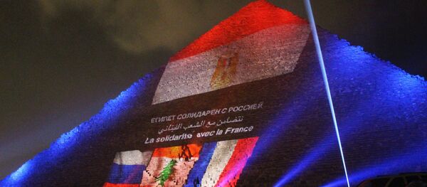 Акция памяти жертв крушения российского А321 и парижских терактов - Sputnik Грузия