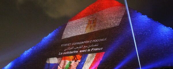 Акция памяти жертв крушения российского А321 и парижских терактов - Sputnik Грузия