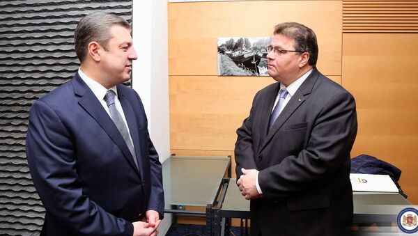Министр иностранных дел Грузии Георгий Квирикашвили в Брюсселе - Sputnik Грузия