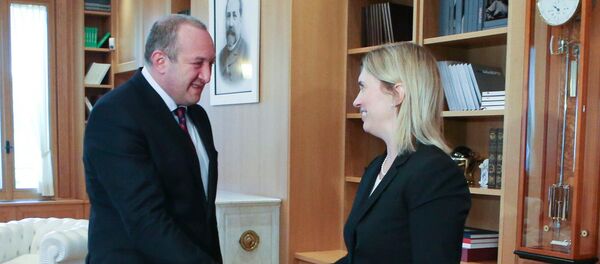 გიორგი მარგველაშვილი და ბრიჯიტ ბრინკი გიორგი მარგველაშვილი და ბრიჯიტ ბრინკი - Sputnik საქართველო