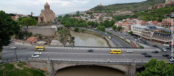 Тбилиси. Метехский мост Тбилиси. Метехский мост - Sputnik Грузия