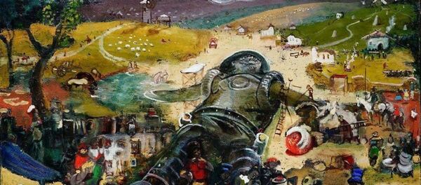 გიორგი კუხალაშვილის ნახატი გიორგი კუხალაშვილის ნახატი - Sputnik საქართველო