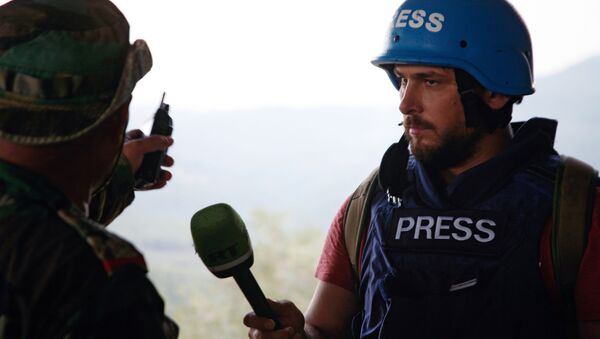 Российские журналисты попали под обстрел в Сирии - Sputnik Грузия