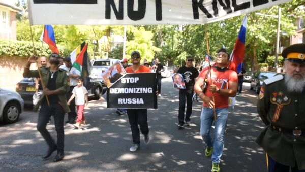 Митинг в защиту России прошел у консульства Турции в Сиднее - Sputnik Грузия