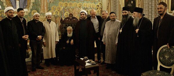 საქართველოს პატრიარქმა მუსლიმთა სამმართველოს სასულიერო ლიდერები მიიღო საქართველოს პატრიარქმა მუსლიმთა სამმართველოს სასულიერო ლიდერები მიიღო - Sputnik საქართველო