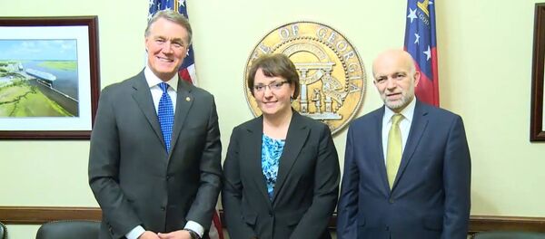 Министр обороны Грузии Тинатин Хидашели после ряда встреч с конгрессменами США Министр обороны Грузии Тинатин Хидашели после ряда встреч с конгрессменами США - Sputnik Грузия