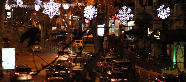 საახალწლო განათება საახალწლო განათება - Sputnik საქართველო