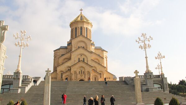 храм Святой Троицы - Самеба - Sputnik Грузия