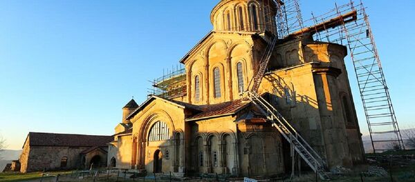 გელათის მონასტრის რესტავრაცია გელათის მონასტრის რესტავრაცია - Sputnik საქართველო