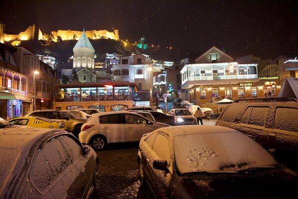 Первый снег в Тбилиси - Sputnik Грузия