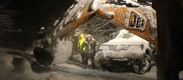 снегопад в Озургети, Гурия - Sputnik Грузия