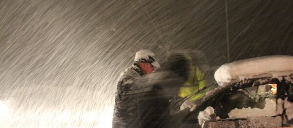 თოვლი ოზურგეთში - Sputnik საქართველო