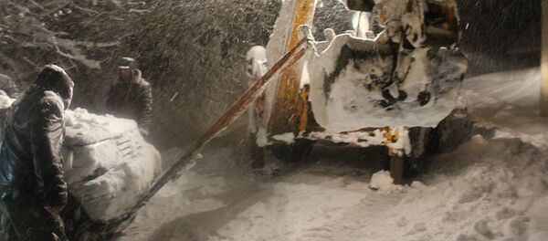 თოვლი ოზურგეთში, გურია თოვლი ოზურგეთში, გურია - Sputnik საქართველო