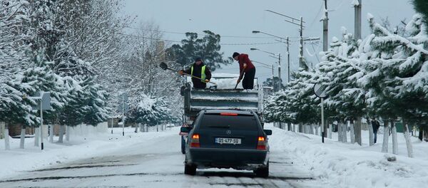 снегопад в Зугдиди, Самегрело снегопад в Зугдиди, Самегрело - Sputnik Грузия
