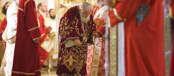 Католикос Патриарх Всея Грузии Илия Второй Католикос Патриарх Всея Грузии Илия Второй - Sputnik Грузия