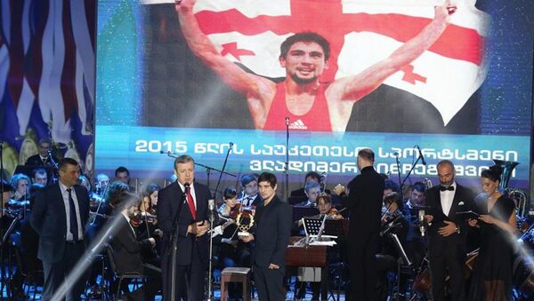 Борец Владимир Хинчегашвили стал лучшим спортсменом Грузии в 2015 году - Sputnik Грузия