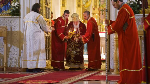 Патриарх всея Грузии поздравил страну с Рождеством - Sputnik Грузия