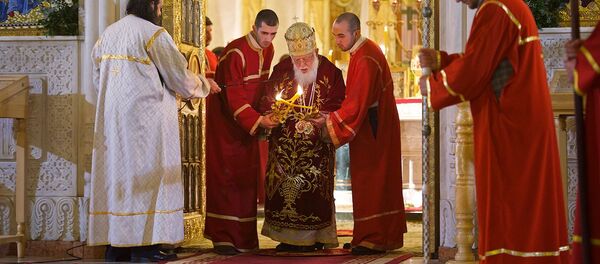 Патриарх всея Грузии поздравил страну с Рождеством - Sputnik Грузия