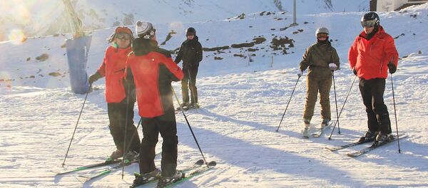 На зимнем курорте в Гудаури - Sputnik Грузия