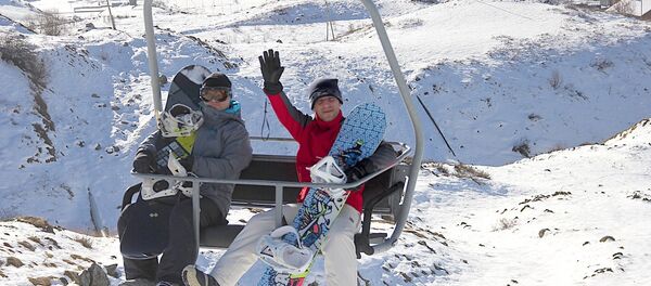 На зимнем курорте в Гудаури - Sputnik Грузия