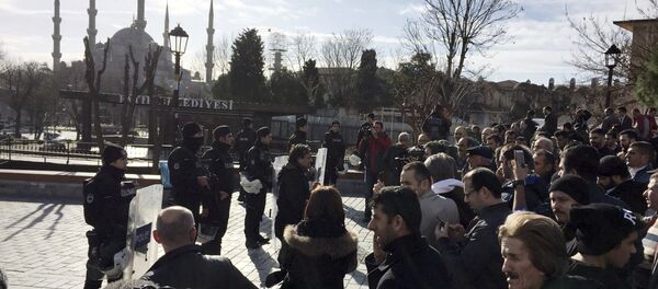 აფეთქების ადგილი სტამბულში აფეთქების ადგილი სტამბულში - Sputnik საქართველო