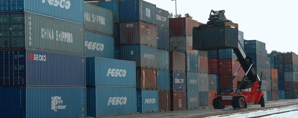 სატვირთო კონტეინერები, არქივის ფოტო სატვირთო კონტეინერები, არქივის ფოტო - Sputnik საქართველო