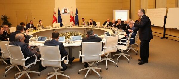 მთავრობის სხდომა მთავრობის სხდომა - Sputnik საქართველო