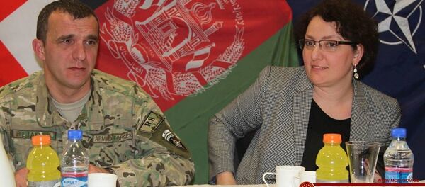 Тинатин Хидашели в Афганистане Тинатин Хидашели в Афганистане - Sputnik Грузия