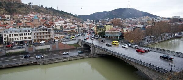 набережная Тбилиси набережная Тбилиси - Sputnik Грузия