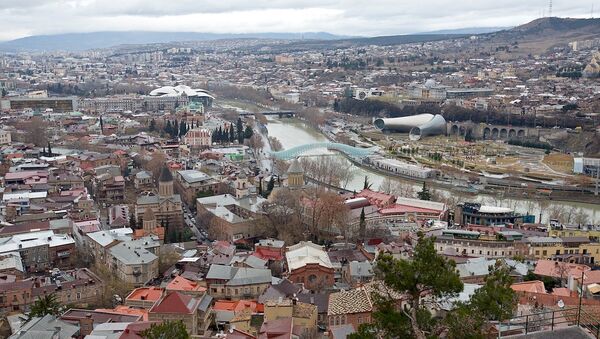 Вид на Тбилиси с высоты птичьего полета - Sputnik Грузия