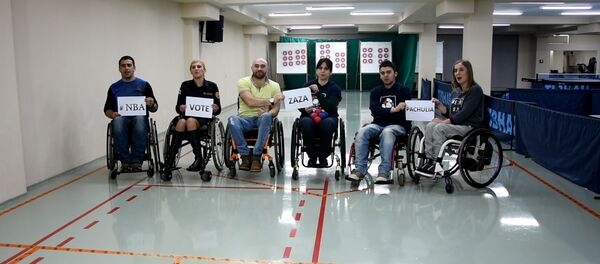 Паралимпийцы отдали свои голоса баскетболисту NBA из Грузии Паралимпийцы отдали свои голоса баскетболисту NBA из Грузии - Sputnik Грузия