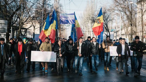 Акция протеста оппозиции в Молдавии - Sputnik Грузия