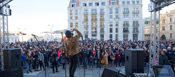 Акция против Газпрома - Sputnik Грузия