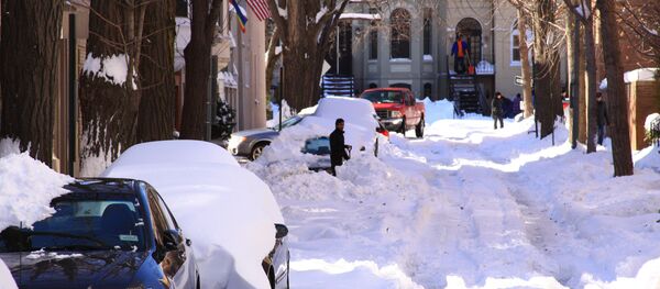 Сугробы на улицах Вашингтона. Архивное фото - Sputnik Грузия