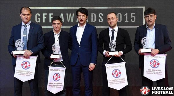 Церемония награждения лучших футболистов - GFF Awards 2015 - Sputnik Грузия