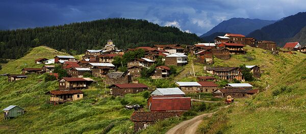 Село Шенако на границе с Дагестаном, 100 км от Ахмета, регион Кахети - Sputnik Грузия