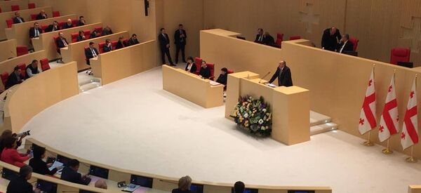 პრეზიდენტის გამოსვლა პარლამენტში პრეზიდენტის გამოსვლა პარლამენტში - Sputnik საქართველო