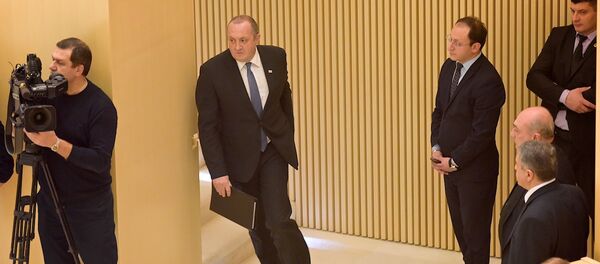 გიორგი მარგველაშვილის გამოსვლა პარლამენტში - Sputnik საქართველო