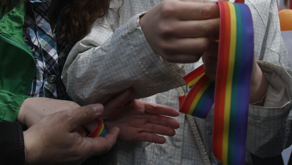 ЛГБТ акция. Архивное фото - Sputnik Грузия
