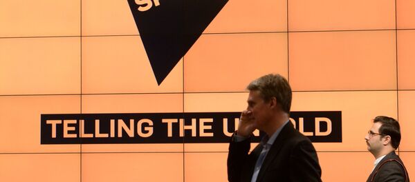 Логотип международного информационного бренда Спутник - Sputnik Грузия