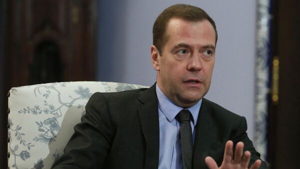 Председатель правительства РФ Дмитрий Медведев - Sputnik Грузия
