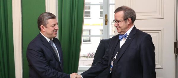 გიორგი კვირიკაშვილი და თოომას ჰენრიკ ილვესი გიორგი კვირიკაშვილი და თოომას ჰენრიკ ილვესი - Sputnik საქართველო