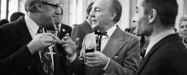 Мстислав Ростропович, Джордж Баланчин и Юрий Григорович - Sputnik Грузия