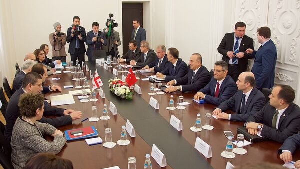 Встреча делегаций Грузии и Турции - Sputnik Грузия