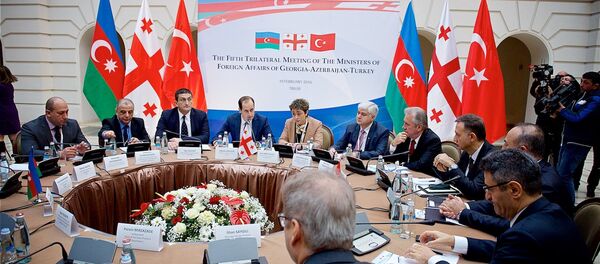 Встреча на уровне министров иностранных дел Азербайджана, Грузии и Турции - Sputnik Грузия